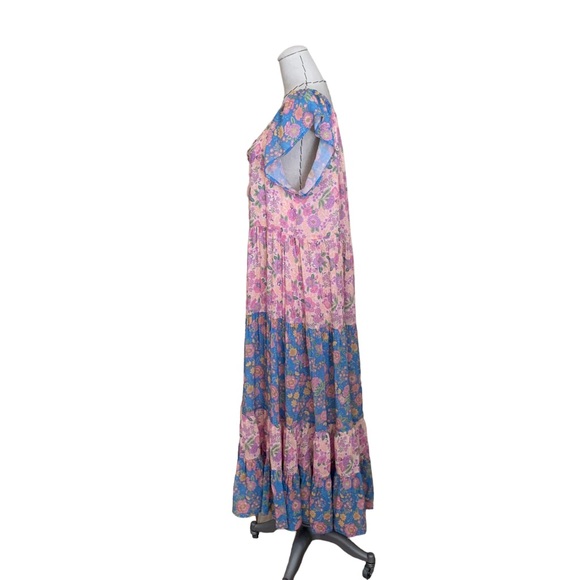 Spell & The Gypsy Collective Juniper Tiered Floral Dress Small - Picture 9 of 16